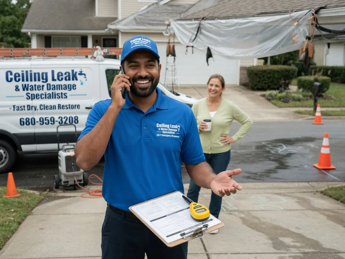 Ceiling Leak Cleanup Hopkinsville, KY FAQs